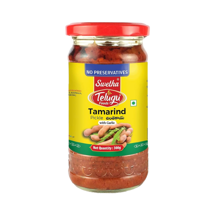 Pickles de tamarin vert Telugu Foods 300 g