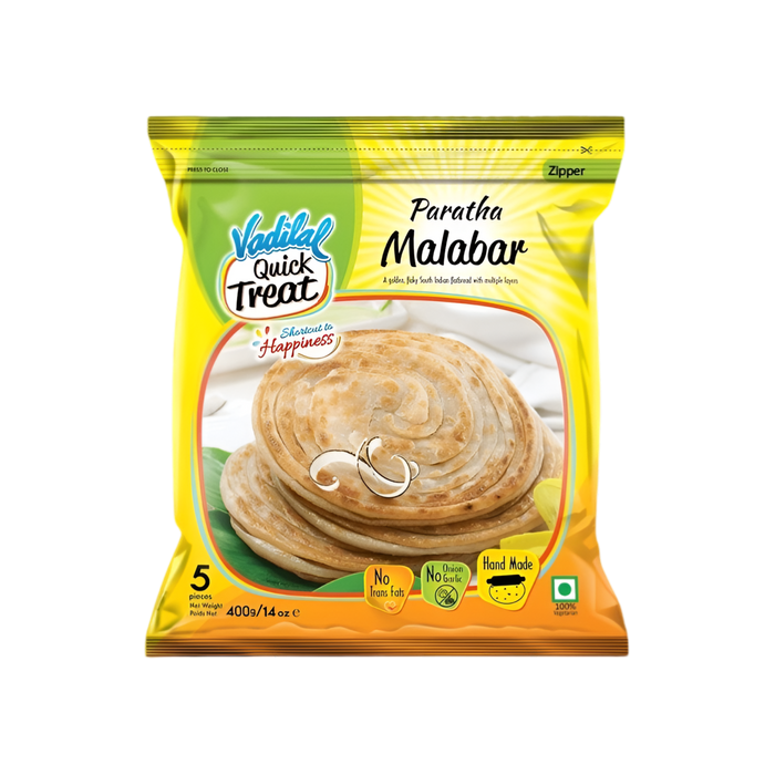 Vadilal Malabar Paratha (5 pièces) 400g