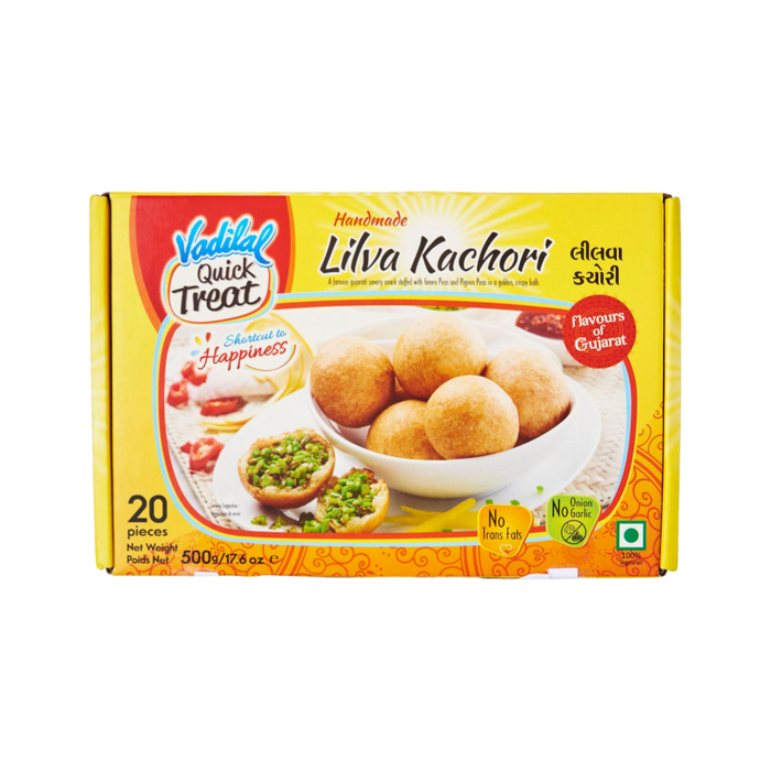 Vadilal Lilva Kachori 500g (20 pièces)