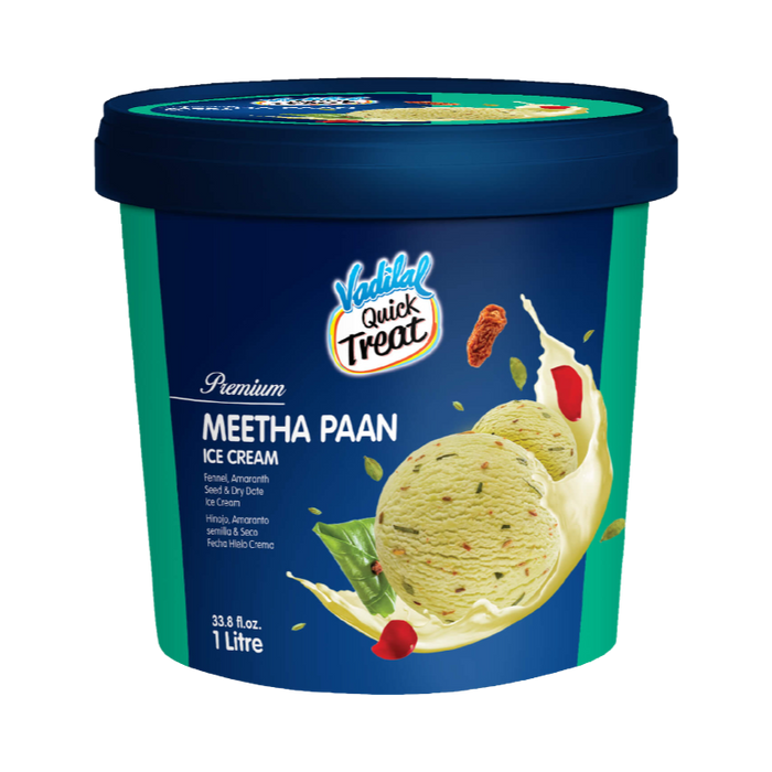 Glace Vadilal Meetha Paan 1L