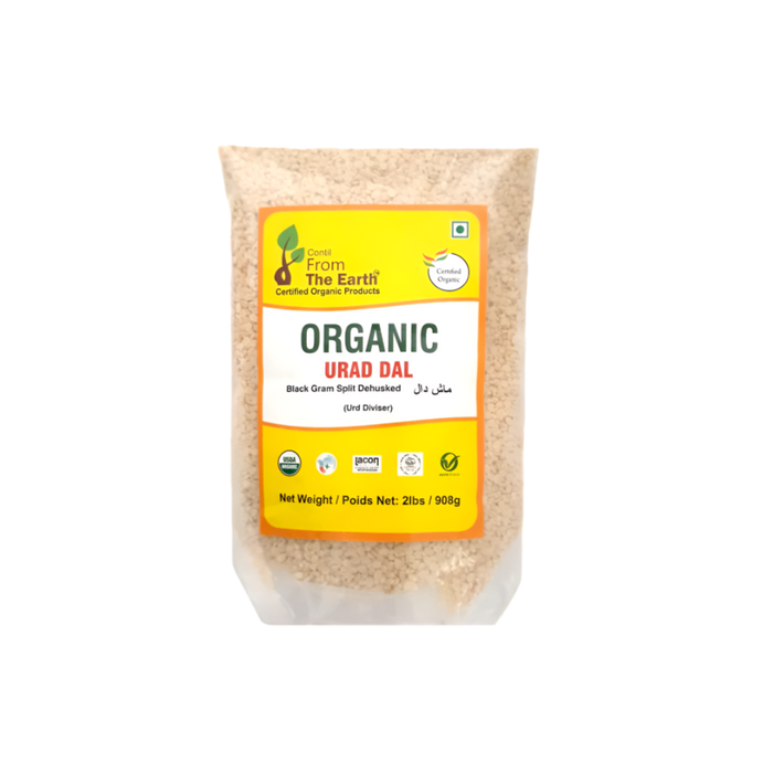 Urad Dal biologique From The Earth 2lb