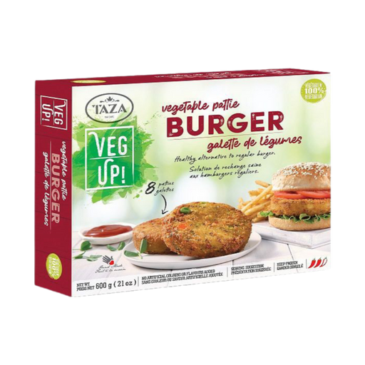 Taza Vegetable Burger Pattie 600g - Frozen | indian grocery store in Ottawa