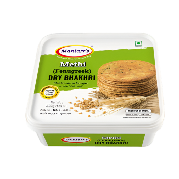 Methi Bhakhri de Maniarr (Fenugrec Bhakhri) 200g