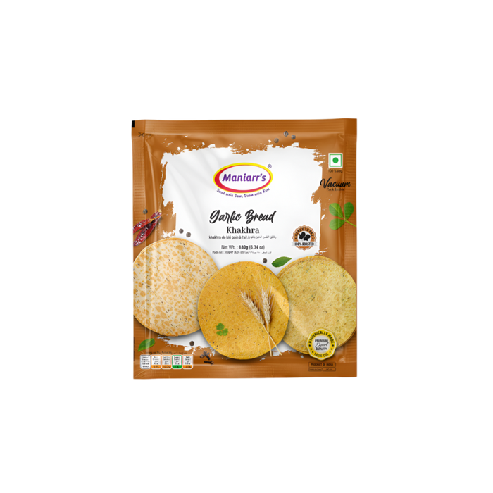 Maniarr's Garlic Bread Khakhra 180g