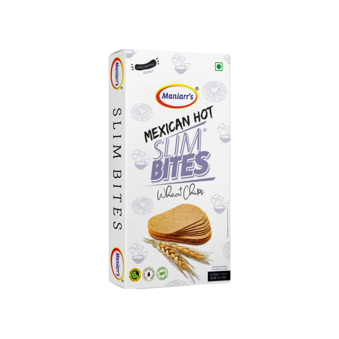 Chips de blé Maniarr's Slim Bites, saveur piquante mexicaine, 90 g