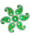 Kundan Rangoli Design (artificial Rangoli reusable) - Rangoli - Spice Divine Canada