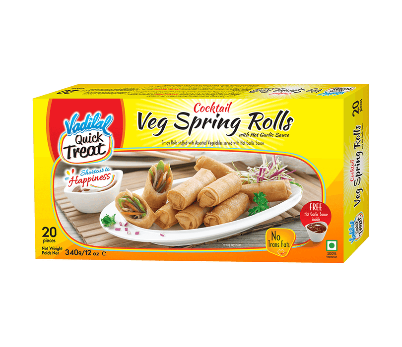 Rouleau de printemps végétarien Vadilal 350 g